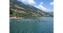 ANSA 22 07 2019 :                        Sul lago di Scanno 505 atleti per XTerra          