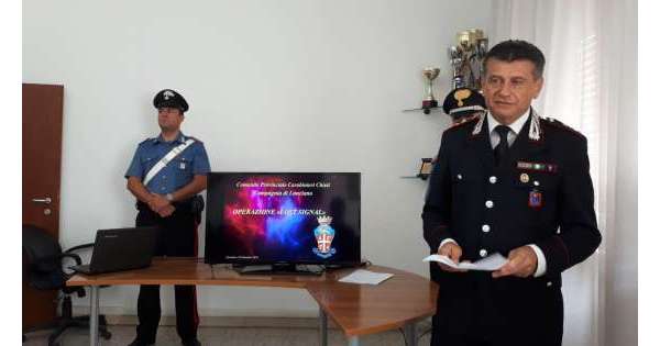 ANSA 10 09 2019 :                        Operazione 'Lost signal', 4 arresti          