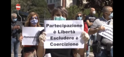 Sit-in di protesta a Pescara: 