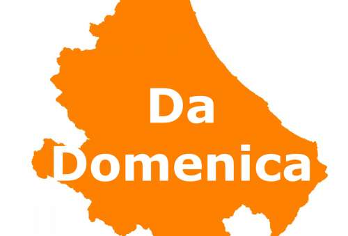 Da Domenica l'Abruzzo sarà in zona arancione con ordinanza del governo nazionale