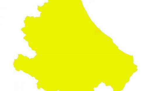 Da lunedì l'Abruzzo sarà in zona gialla: oggi 7 morti e 343 casi, positivo il 6,4% tamponi