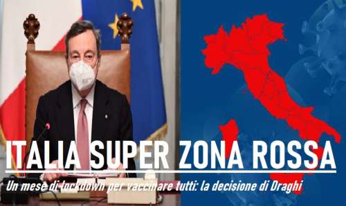 Ipotesi zona rossa in tutta Italia. Si decide oggi. Astrazeneca agli over 65: c'è l'ok