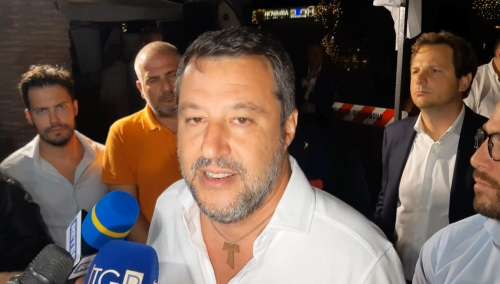 Salvini a Giulianova, l'intervista. Costantini e Di Matteo: