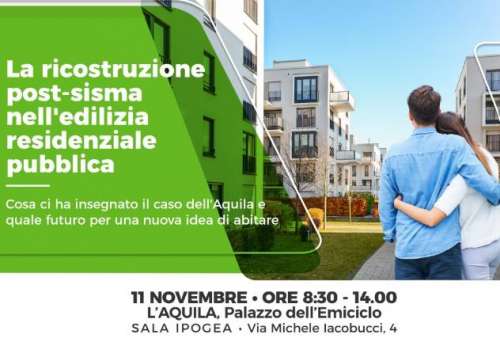 L'AQUILA/INTERVISTA - D'Ercole:"L'11 Novembre un grande convegno su una nuova idea di abitare"