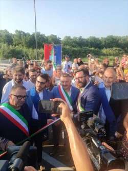 Inaugurazione ciclopedonale: Scordella si 