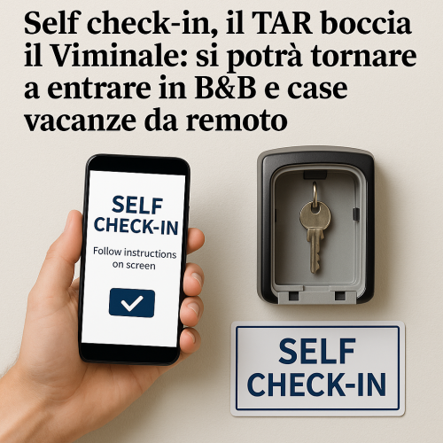 Self check-in, il TAR boccia il Viminale