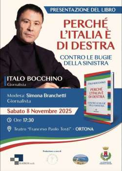 Ortona ospita Italo Bocchino per la presentazione del libro 