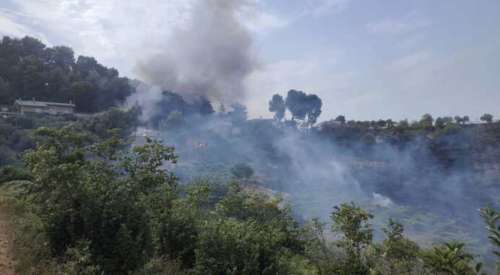 Due incendi nel Pescarese: vigili del fuoco impegnati per ore tra Colle Santo Spirito e  Alanno