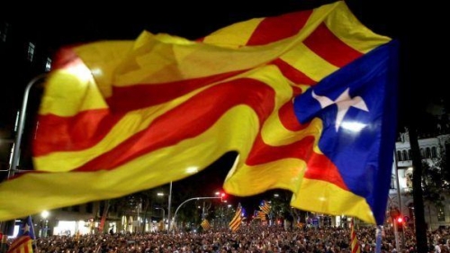 Crisi catalana: sciopero generale di protesta blocca strade e ferrovie in tutta la Catalogna