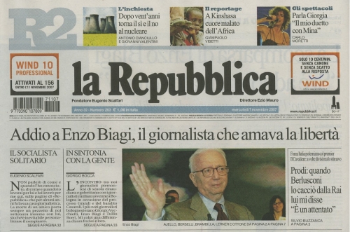 Enzo Biagi 10 anni dopo: ecco quanto ci manca la sua indipendenza