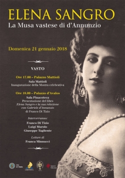 A Vasto una mostra dedicata a Elena Sangro, attrice e musa ispiratrice di D'Annunzio 