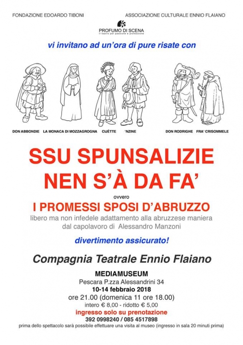 Pescara, al Mediamuseum I Promessi sposi in dialetto abruzzese