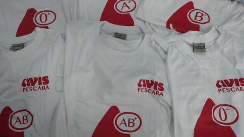 Donazione di sangue e t-shirt per tutti: la campagna di Avis Pescara