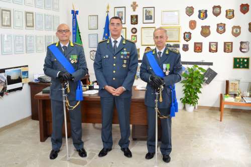 Guardia di finanza: arrivano i nuovi ufficiali al comando di Pescara