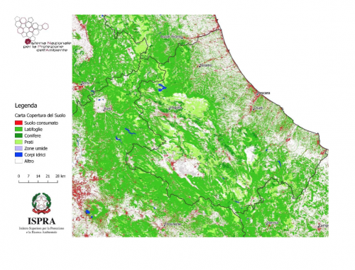 Abruzzo, rallenta consumo del suolo nel 2016. Provincia Pescara maglia nera