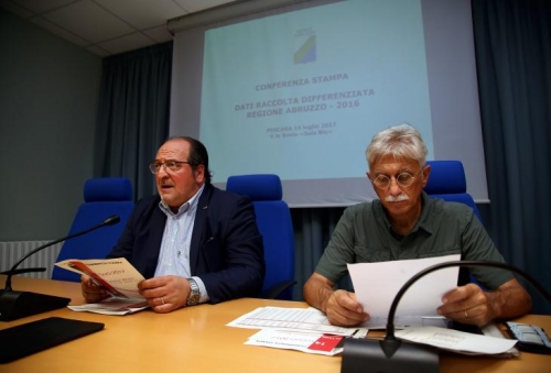 Abruzzo, Mazzocca: la raccolta differenziata al 52% nel 2016